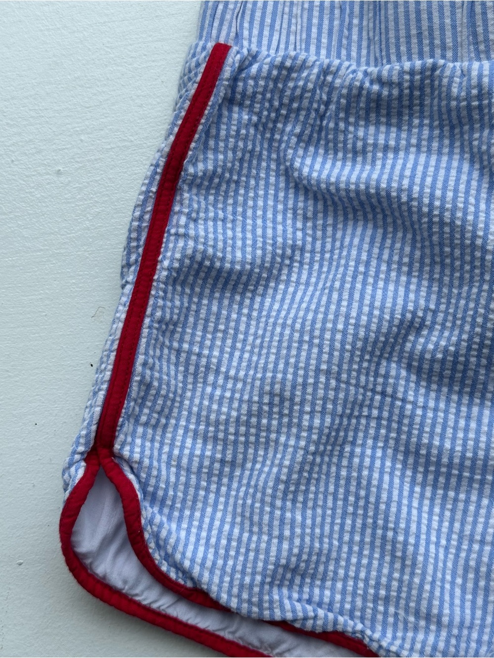 Petit Peony Seersucker Shorts size 8 - Picture 3 of 6